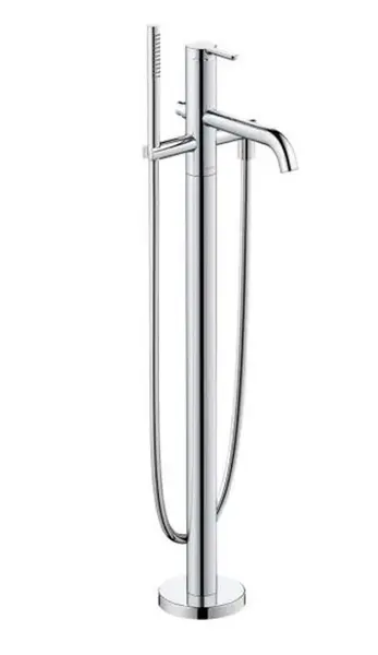 Duravit C.1 - Vanová baterie do podlahy, s příslušenstvím, chrom C15250000010