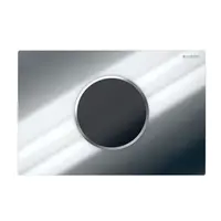 Geberit Sigma10 - Elektronické ovládání splachování, bateriové napájení, lesklý/matný chrom 115.908.KH.6