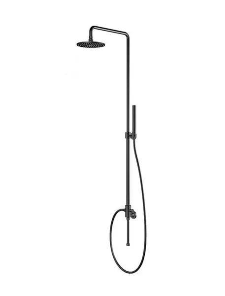 Steinberg 100 - Sprchový set bez baterie, průměr 20 cm, matná černá 100 2770 S