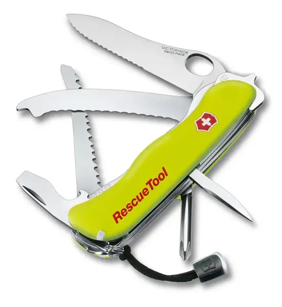 VICTORINOX - Velký kapesní nůž Rescue Tool, 13 funkcí, žlutá 0.8623.MWN