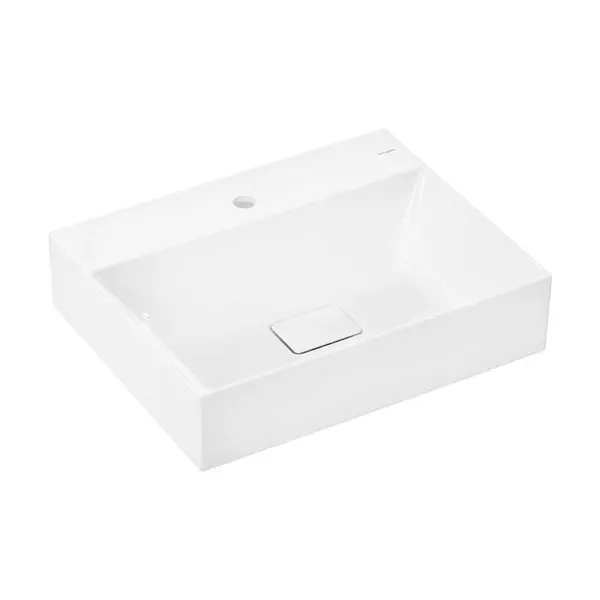 Hansgrohe Xevolos E - Umyvadlo 60x48 cm, bez přepadu, s otvorem pro baterii, SmartClean, bílá 61094450