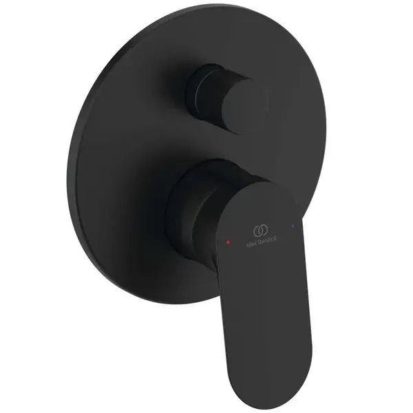 Ideal Standard Ceralife O - Baterie pod omítku, pro 2 spotřebiče, hedvábná černá BE025XG