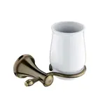 Nimco Lada - Držák keramického pohárku, bílá/mosaz LA 19058K-65