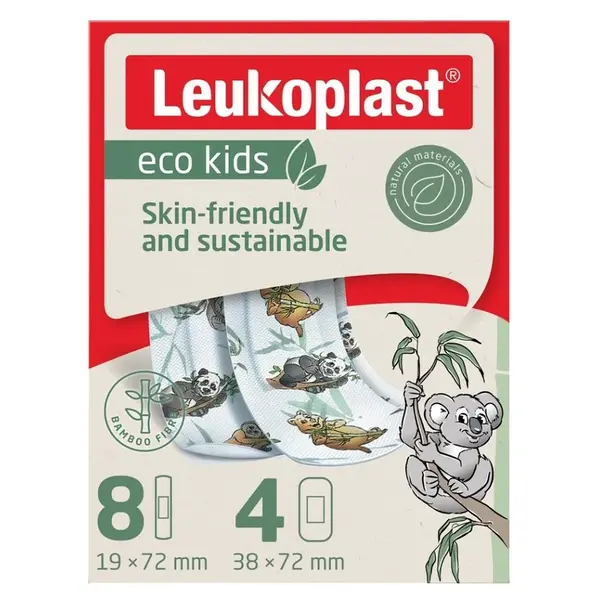 Leukoplast ECO Kids náplast 2 velikosti 12ks