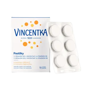 Vincentka Pastilky ovocné 18ks