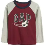 GAP V-FRCH LS LOGO RAGLAN T Dětské tričko, červená, velikost 5Y