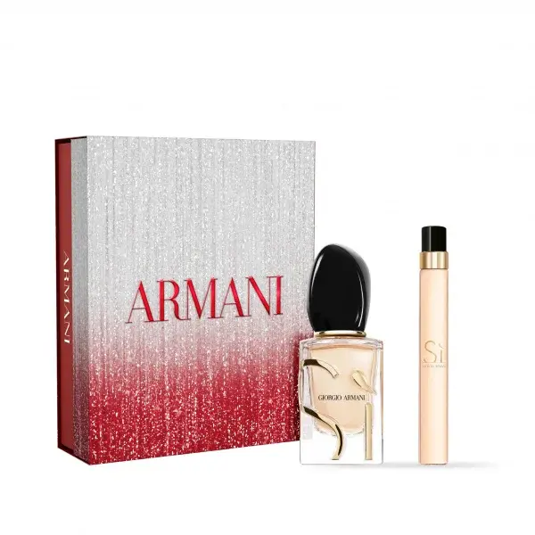 Giorgio Armani Sì dárková sada (parfémová voda 30 ml + cestovní balení vůně 10 ml)