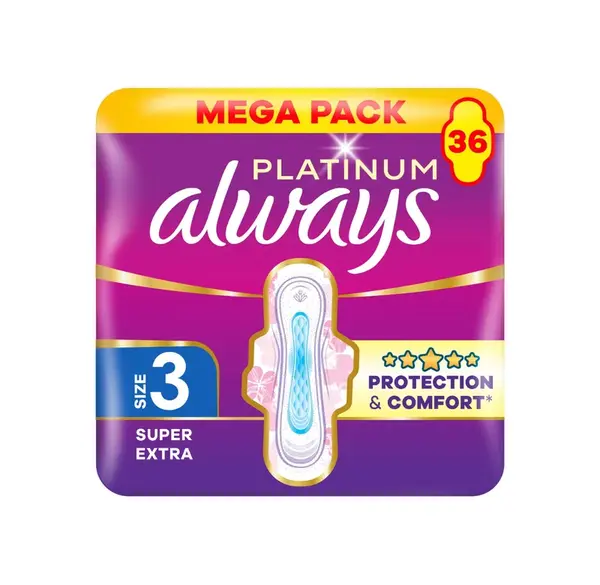 Always Platinum Super Extra vložky 36 ks