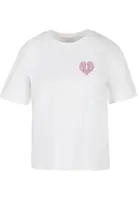Women's T-shirt Heart Cage - white