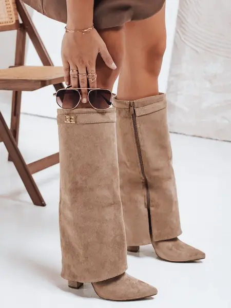 Dámské kozačky s širokou sárou