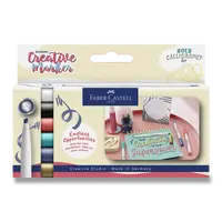 Popisovače Faber-Castell Creative Calligraphy - 6 ks
