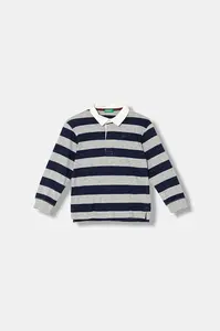 Dětská bavlněná polokošile United Colors of Benetton