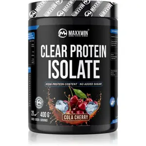Maxxwin Clear Protein Isolate protein pro přípravu nápoje příchuť Cherry Cola 400 g
