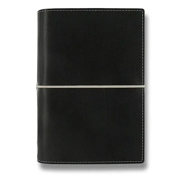 Osobný diár Filofax Domino A6 čierny
