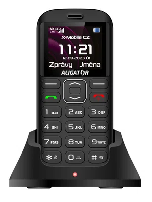 Aligator A720 4G Senior červená/černá