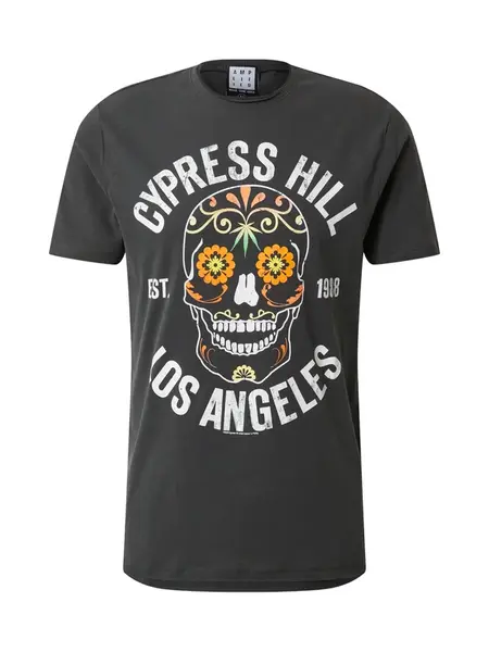 AMPLIFIED Tričko 'CYPRESS HILL'  tmavosivá