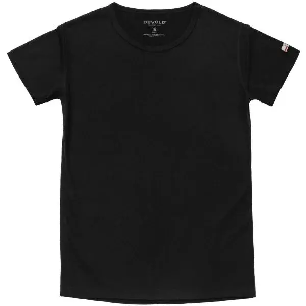 Devold BREEZE PLUS MERINO 200 Dámske merino tričko, čierna, veľkosť