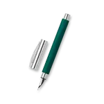 Faber-Castell Ambition Precious Resin Soft Teal plnicí pero hrot M