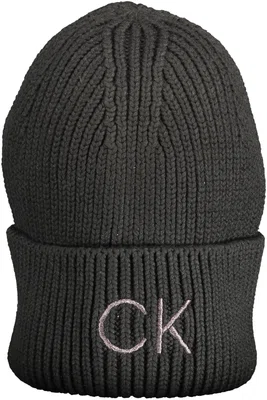 CALVIN KLEIN BLACK WOMAN BEANIE