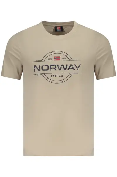 Pánské tričko NORWAY 1963 béžové