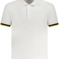 K-WAY POLO SHORT SLEEVES MEN WHITE