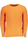 Pánský oranžový svetr US Grand Polo