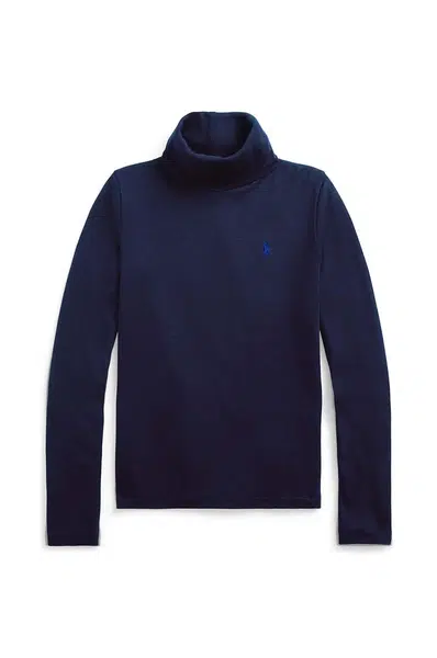 Dětský svetr Polo Ralph Lauren tmavomodrá barva, lehký, 313850670012