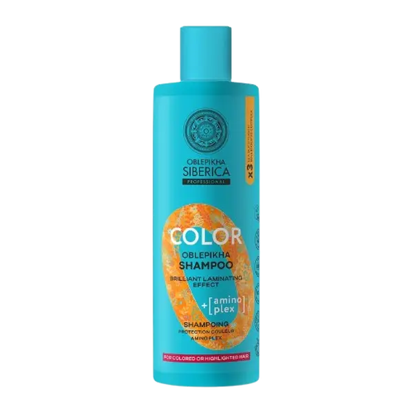 NATURA SIBERICA Oblepikha O Color Šampon pro ochranu barvy s komplexem aminokyselin 400 ml