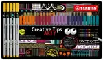 STABILO Creative Tips  „ARTY" URBAN 50 ks Sada v plechu
