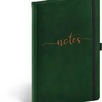 Notes Samet Typo, linkovaný, 13 × 21 cm