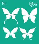 Šablona opakovatelně samolepicí 9x10cm – 14