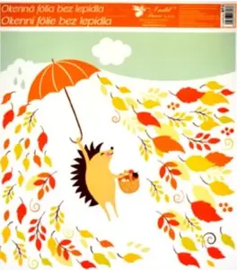 Okenní fólie 973 33x30cm podzimní zvířátka