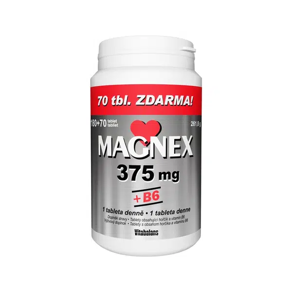 Vitabalans Magnex 375 mg + B6 180+70 tablet