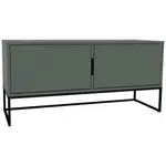 XXXL NÍZKÁ KOMODA, tmavě zelená, 118/57/43 cm