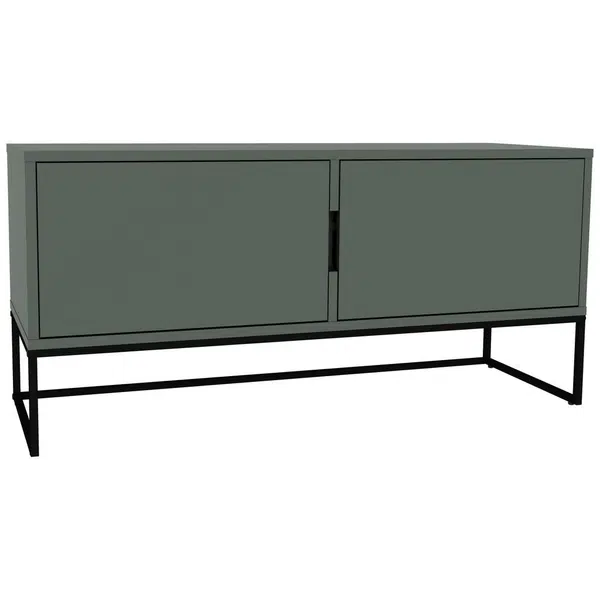XXXL NÍZKÁ KOMODA, tmavě zelená, 118/57/43 cm