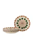 Sada dezertních talířů Bloomingville Shama 20,5 x 2,5 cm 4-pack více barev