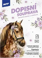 Dopisní papír barevný LUX 5+10 (Kůň)