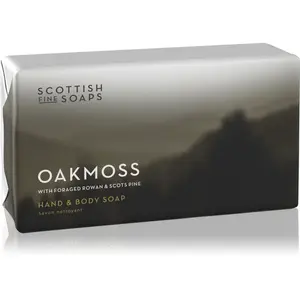 Scottish Fine Soaps Oakmoss tuhé mýdlo na tělo 220 g