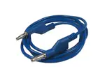 Kabel propojovací 1mm2/ 1m s banánky modrý HADEX N531A