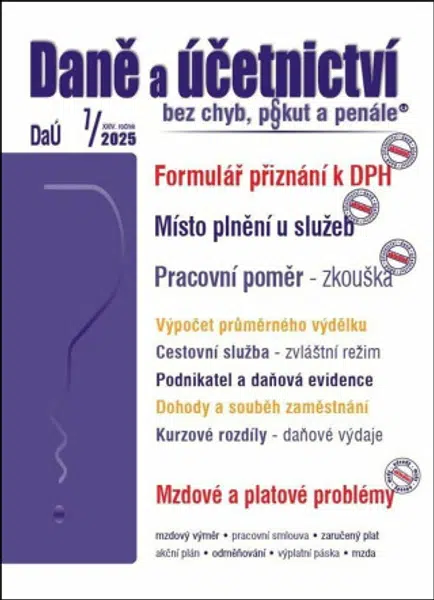 Daně a účetnictví bez chyb, pokut a penále
