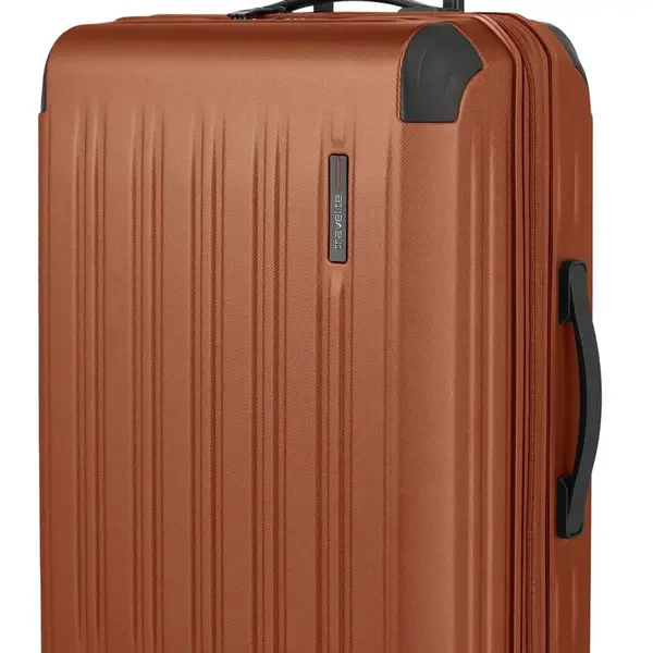 Střední skořepinový kufr na kolečkách Travelite Dynamiic M exp Copper
