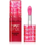 Makeup Revolution Pout Lip olej na rty s hydratačním účinkem odstín Cherry Red 3 ml