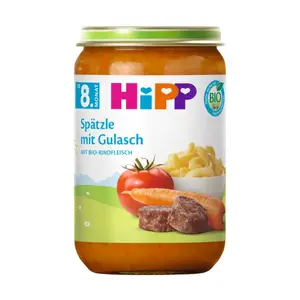 Hipp BIO Špecle a guláš s hovězím masem 200 g