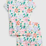 GAP Dětské krátké pyžamo floral - Holky