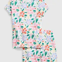 GAP Dětské krátké pyžamo floral - Holky