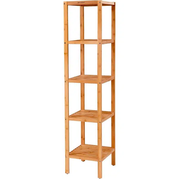 XXXL REGÁL DO KOUPELNY, bambus, přírodní barvy