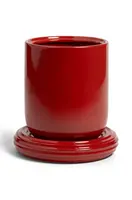 Kvetináč &k amsterdam churros burgundy 21 x 19,5 cm