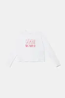 Detské tričko s dlhým rukávom Guess