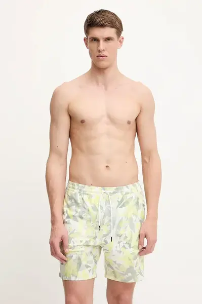 Plavkové šortky Oakley CANARY PALMS žltá farba, FOA405399