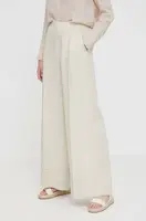 Ľanové nohavice United Colors of Benetton